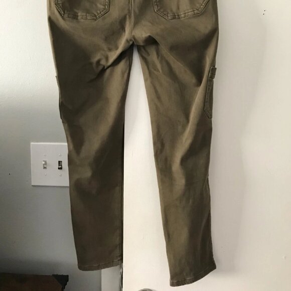 Banana Republic SLOAN Utility Heritage Olive Green Mid Rise Cargo Chino Size 2 - Picture 6 of 8